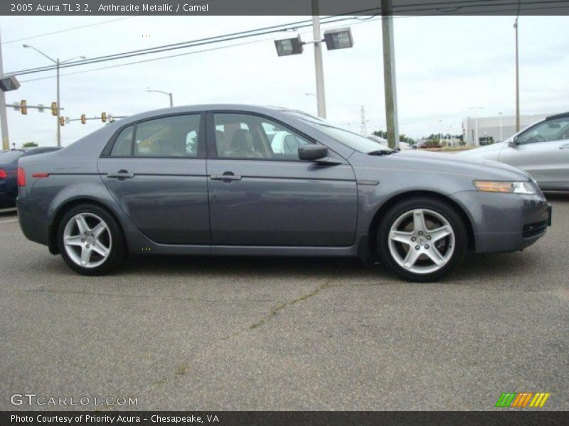 Anthracite Metallic / Camel 2005 Acura TL 3.2