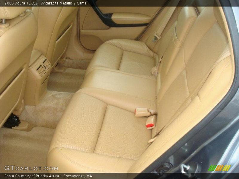 Anthracite Metallic / Camel 2005 Acura TL 3.2