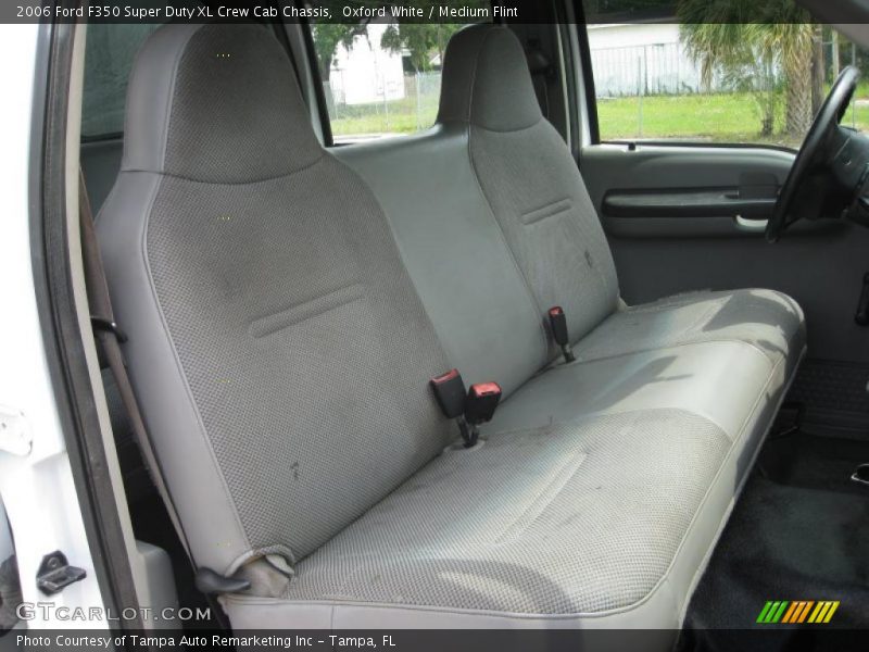 Oxford White / Medium Flint 2006 Ford F350 Super Duty XL Crew Cab Chassis