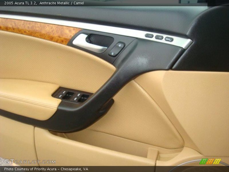 Anthracite Metallic / Camel 2005 Acura TL 3.2