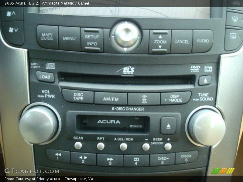 Anthracite Metallic / Camel 2005 Acura TL 3.2