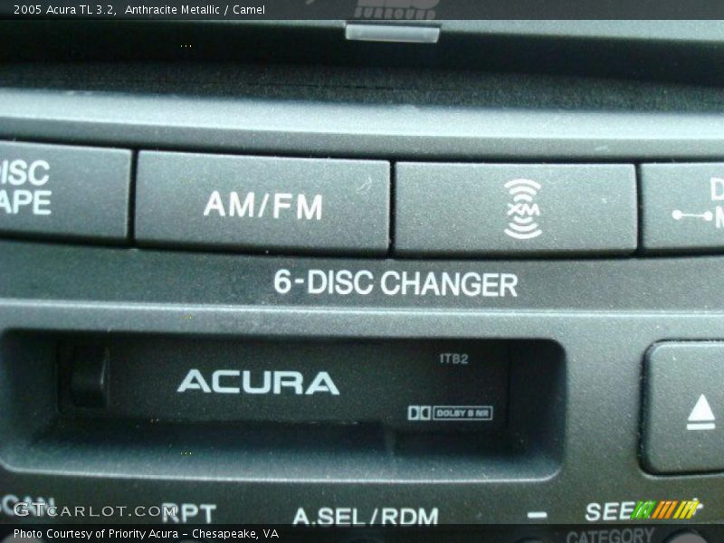 Anthracite Metallic / Camel 2005 Acura TL 3.2