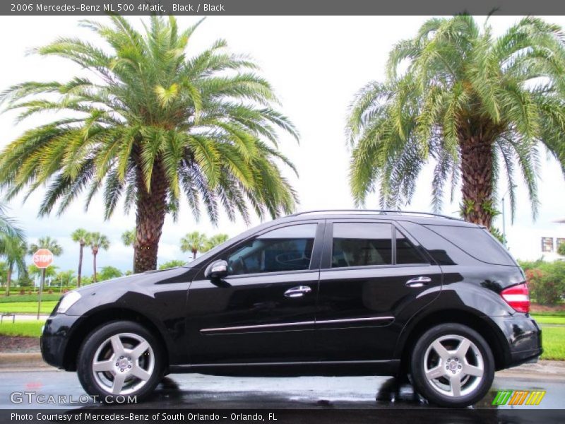 Black / Black 2006 Mercedes-Benz ML 500 4Matic