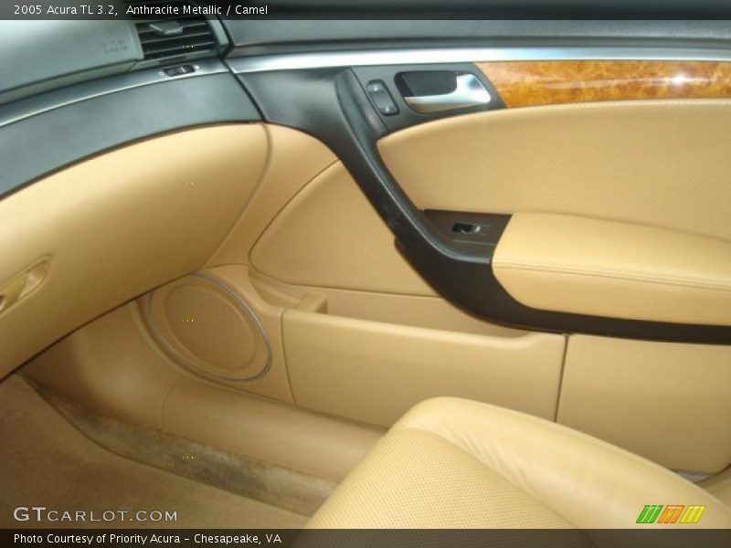 Anthracite Metallic / Camel 2005 Acura TL 3.2