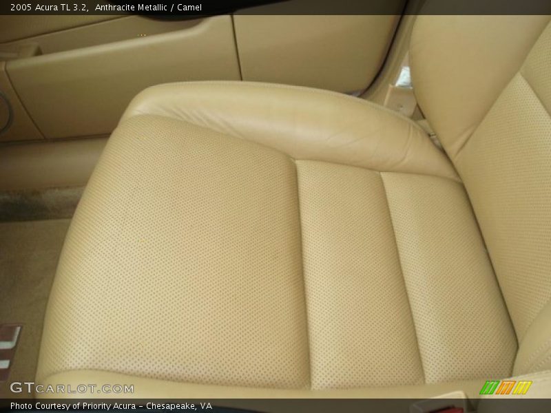 Anthracite Metallic / Camel 2005 Acura TL 3.2