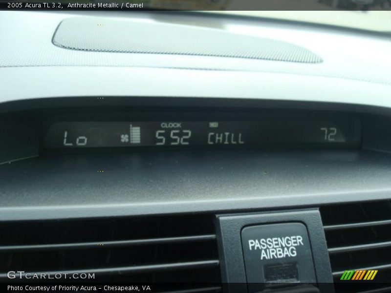 Anthracite Metallic / Camel 2005 Acura TL 3.2