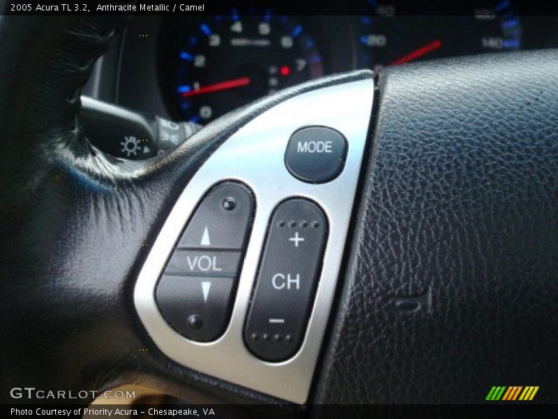 Anthracite Metallic / Camel 2005 Acura TL 3.2