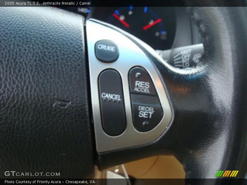 Anthracite Metallic / Camel 2005 Acura TL 3.2