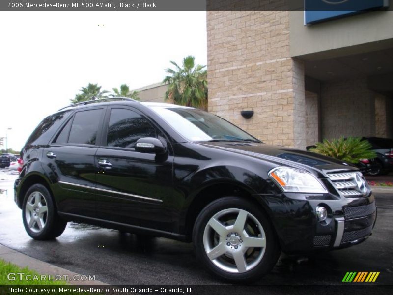 Black / Black 2006 Mercedes-Benz ML 500 4Matic