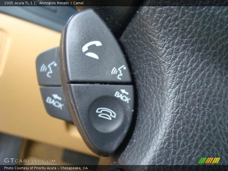 Anthracite Metallic / Camel 2005 Acura TL 3.2