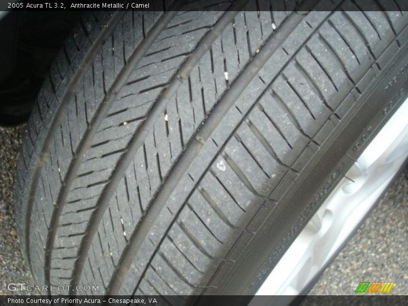 Anthracite Metallic / Camel 2005 Acura TL 3.2