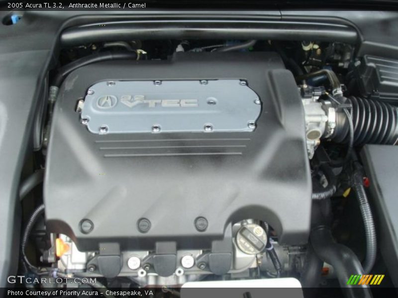 Anthracite Metallic / Camel 2005 Acura TL 3.2