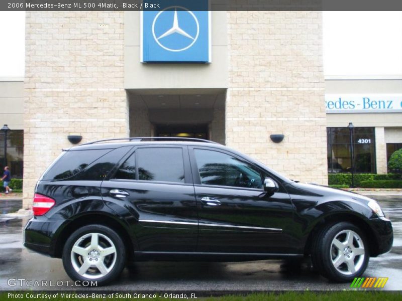Black / Black 2006 Mercedes-Benz ML 500 4Matic