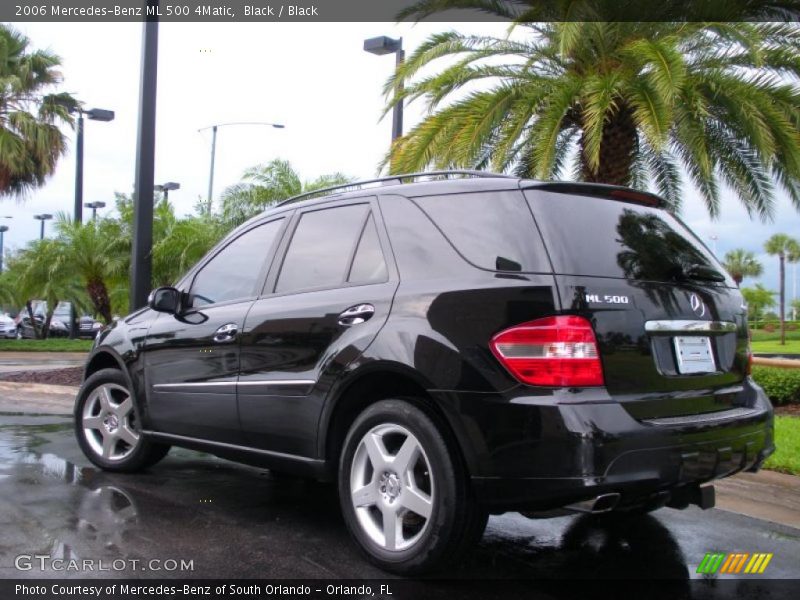 Black / Black 2006 Mercedes-Benz ML 500 4Matic