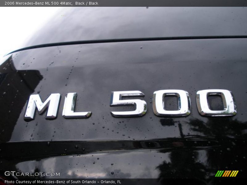 Black / Black 2006 Mercedes-Benz ML 500 4Matic