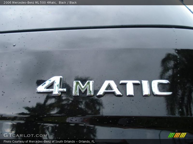 Black / Black 2006 Mercedes-Benz ML 500 4Matic