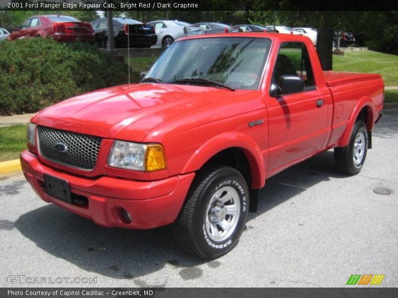 Bright Red / Dark Graphite 2001 Ford Ranger Edge Regular Cab