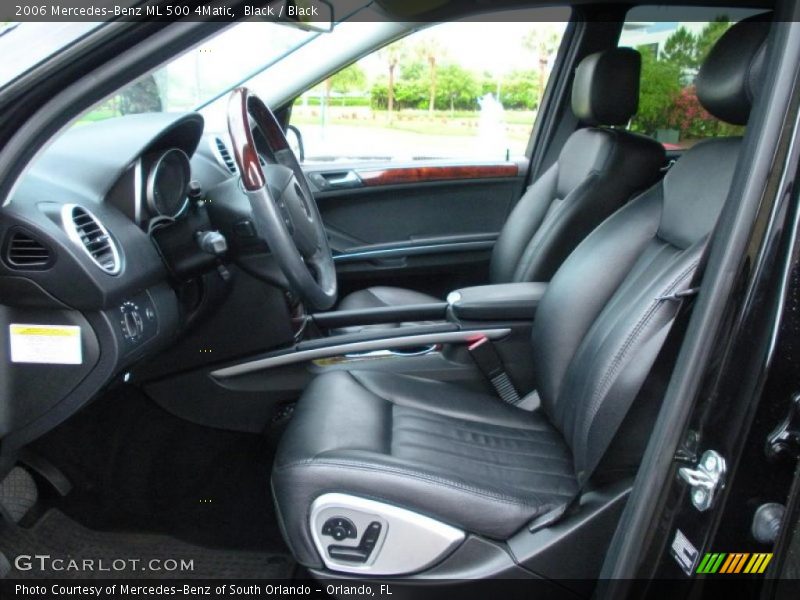 Black / Black 2006 Mercedes-Benz ML 500 4Matic
