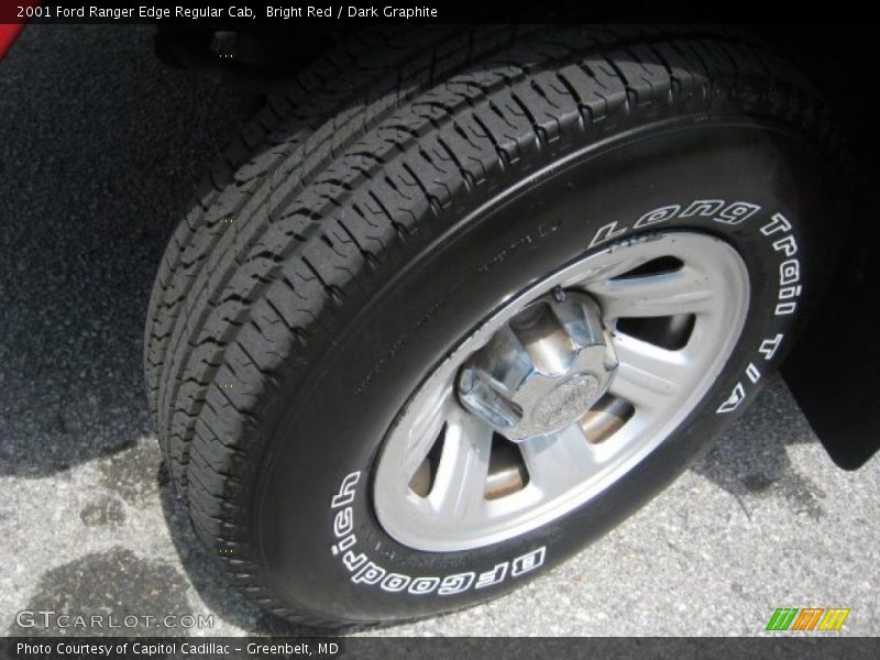 Bright Red / Dark Graphite 2001 Ford Ranger Edge Regular Cab