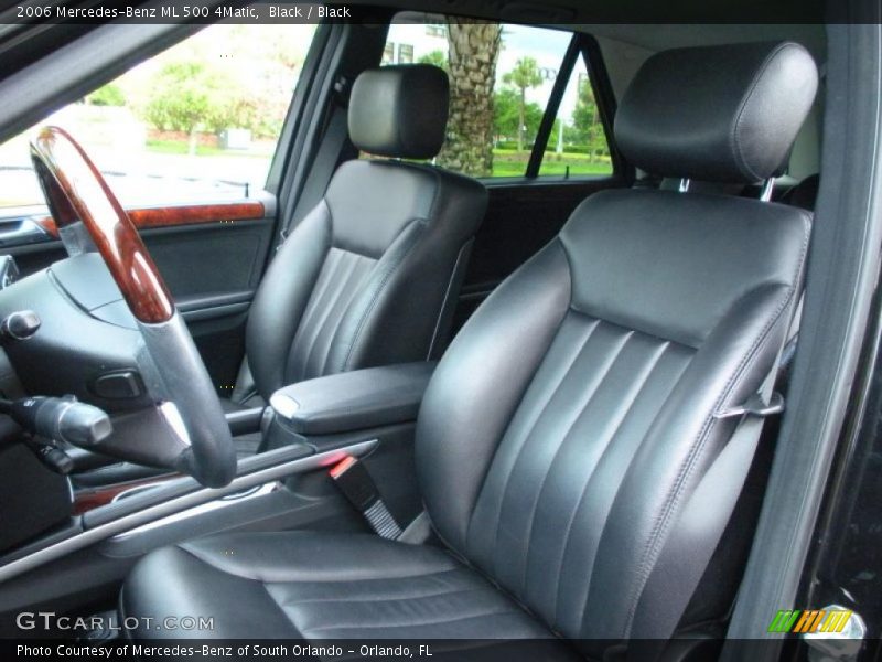 Black / Black 2006 Mercedes-Benz ML 500 4Matic
