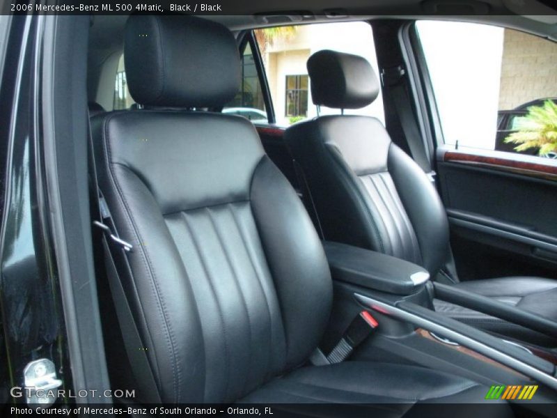 Black / Black 2006 Mercedes-Benz ML 500 4Matic