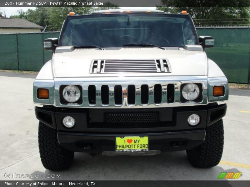 Pewter Metallic / Wheat Beige 2007 Hummer H2 SUV
