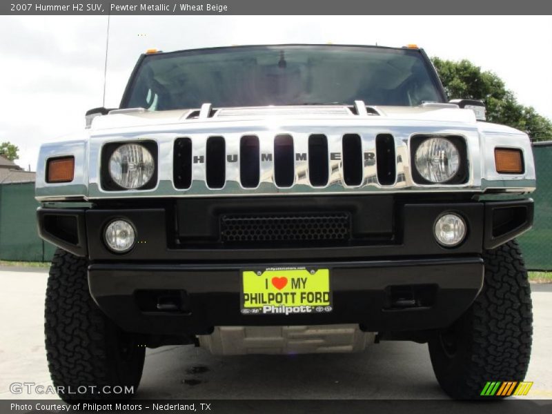 Pewter Metallic / Wheat Beige 2007 Hummer H2 SUV