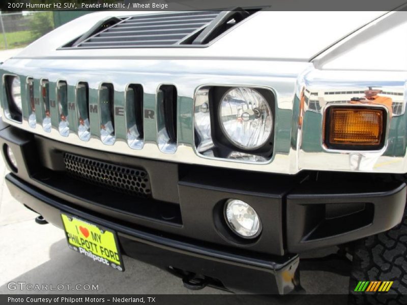 Pewter Metallic / Wheat Beige 2007 Hummer H2 SUV