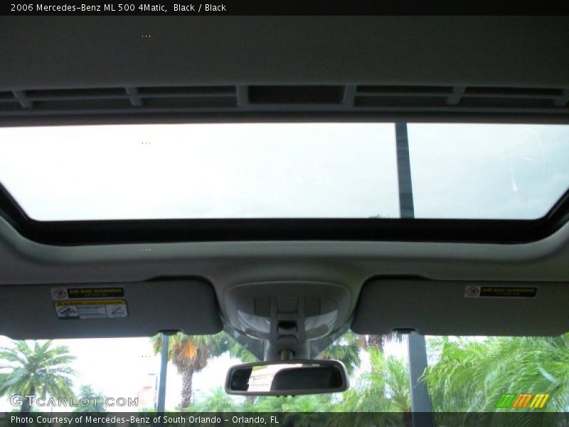 Black / Black 2006 Mercedes-Benz ML 500 4Matic