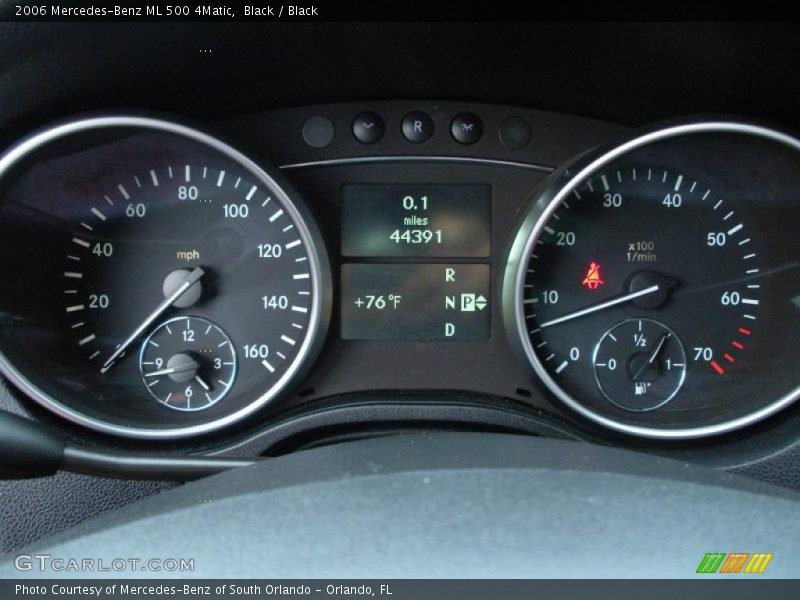 Black / Black 2006 Mercedes-Benz ML 500 4Matic