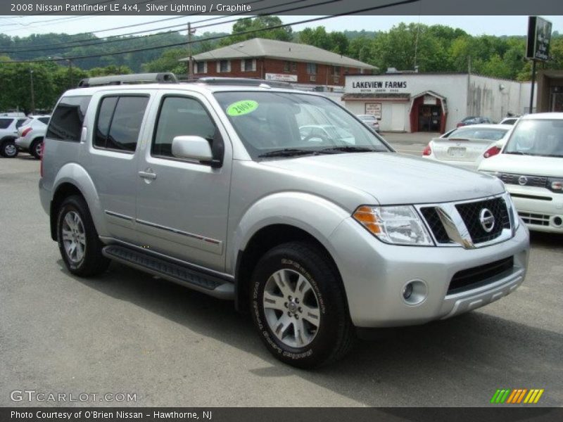 Silver Lightning / Graphite 2008 Nissan Pathfinder LE 4x4