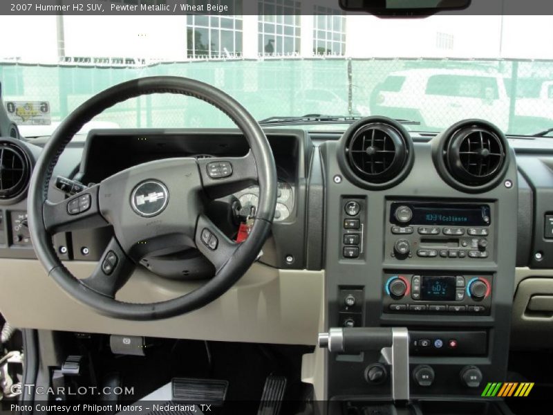 Pewter Metallic / Wheat Beige 2007 Hummer H2 SUV
