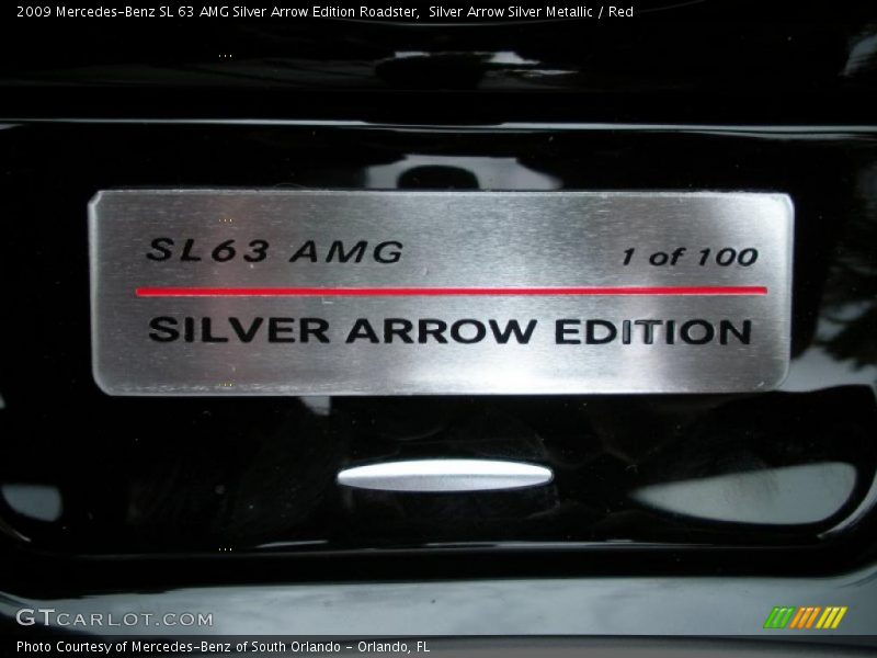  2009 SL 63 AMG Silver Arrow Edition Roadster Logo