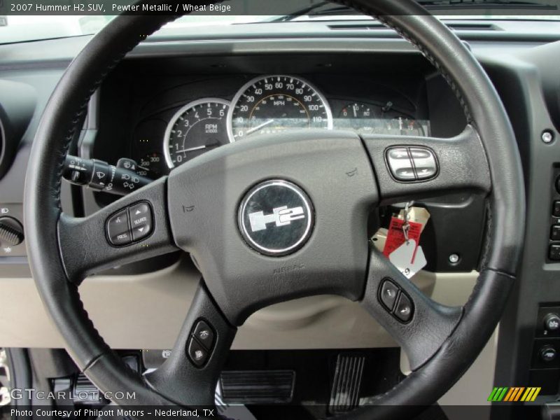 Pewter Metallic / Wheat Beige 2007 Hummer H2 SUV