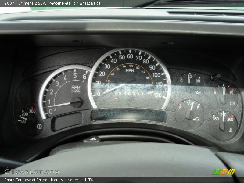 Pewter Metallic / Wheat Beige 2007 Hummer H2 SUV