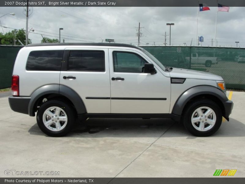 Bright Silver Metallic / Dark Slate Gray 2007 Dodge Nitro SXT
