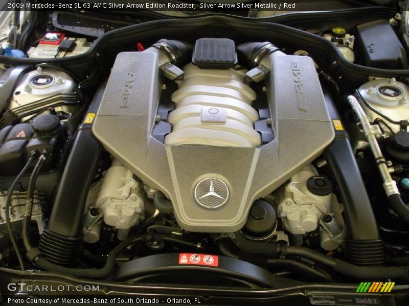  2009 SL 63 AMG Silver Arrow Edition Roadster Engine - 6.3 Liter AMG DOHC 32-Valve VVT V8