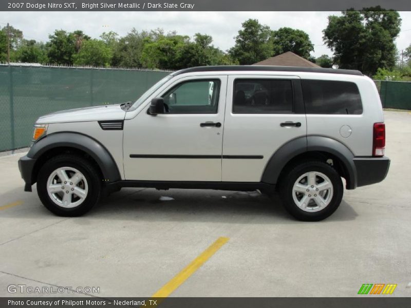 Bright Silver Metallic / Dark Slate Gray 2007 Dodge Nitro SXT