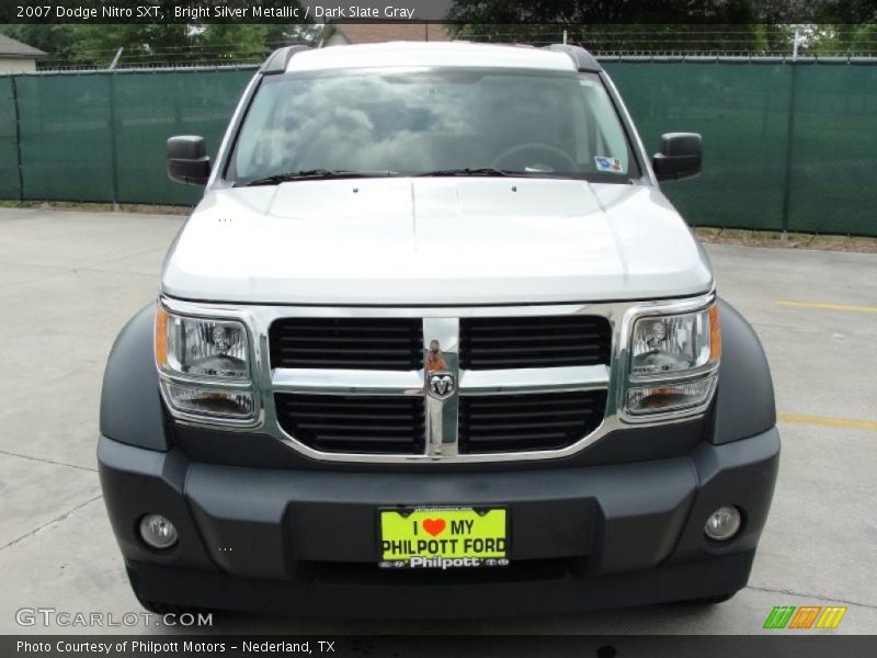 Bright Silver Metallic / Dark Slate Gray 2007 Dodge Nitro SXT