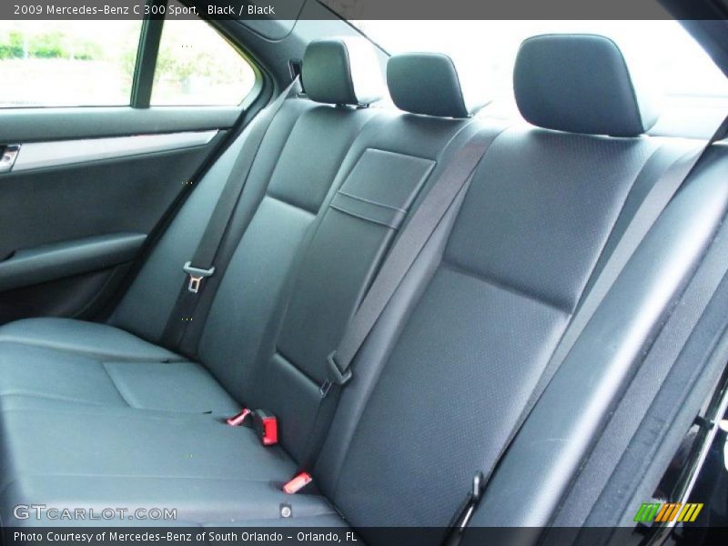 Black / Black 2009 Mercedes-Benz C 300 Sport