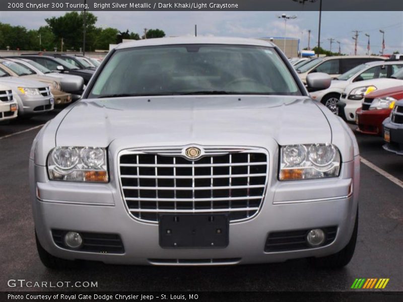 Bright Silver Metallic / Dark Khaki/Light Graystone 2008 Chrysler 300 Touring