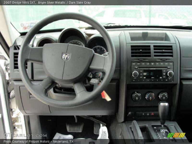 Bright Silver Metallic / Dark Slate Gray 2007 Dodge Nitro SXT