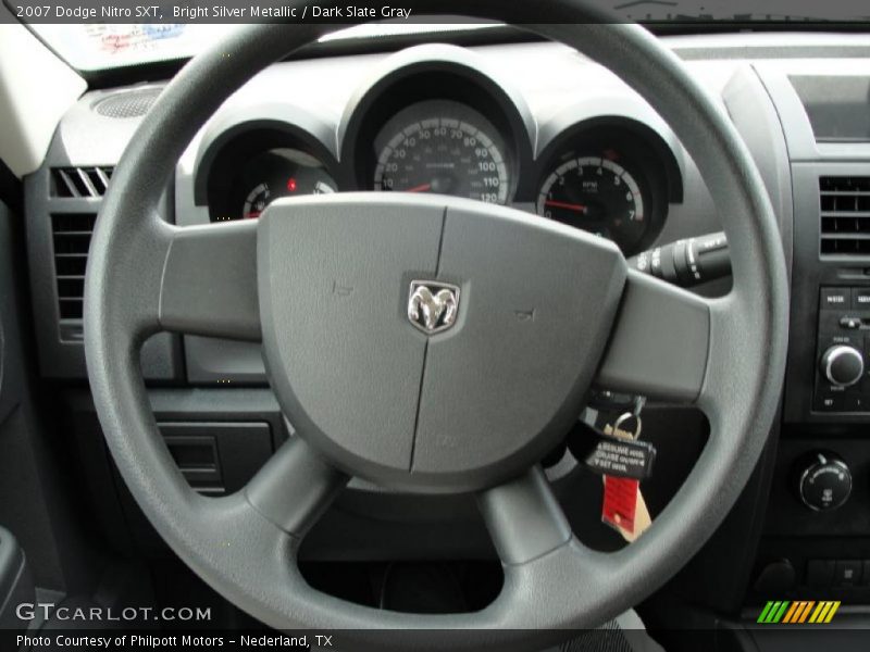 Bright Silver Metallic / Dark Slate Gray 2007 Dodge Nitro SXT