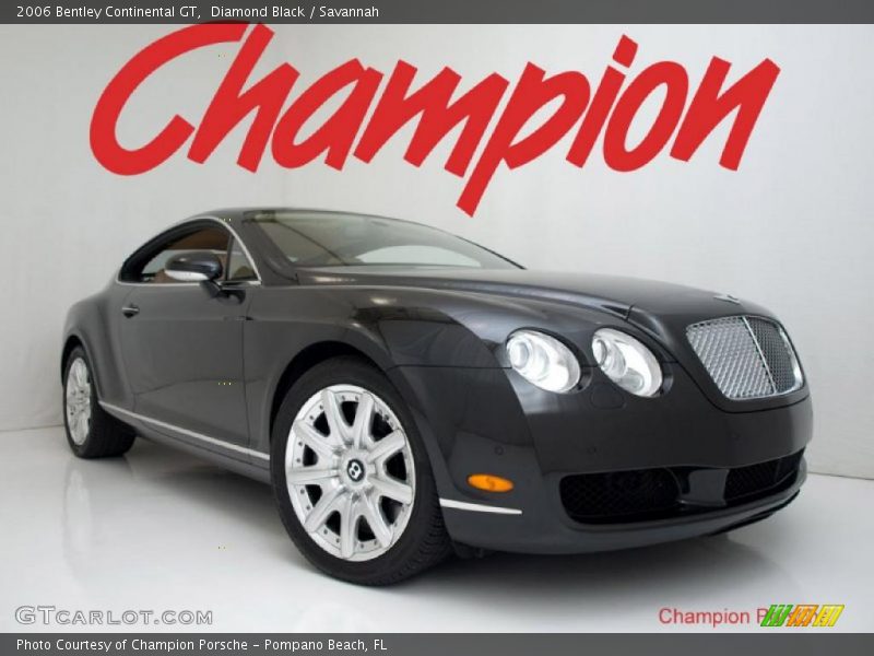 Diamond Black / Savannah 2006 Bentley Continental GT