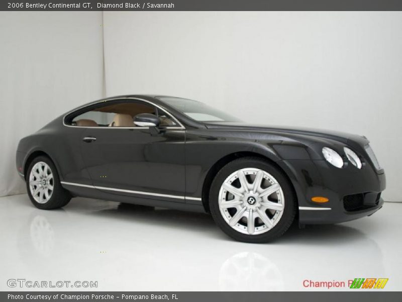 Diamond Black / Savannah 2006 Bentley Continental GT