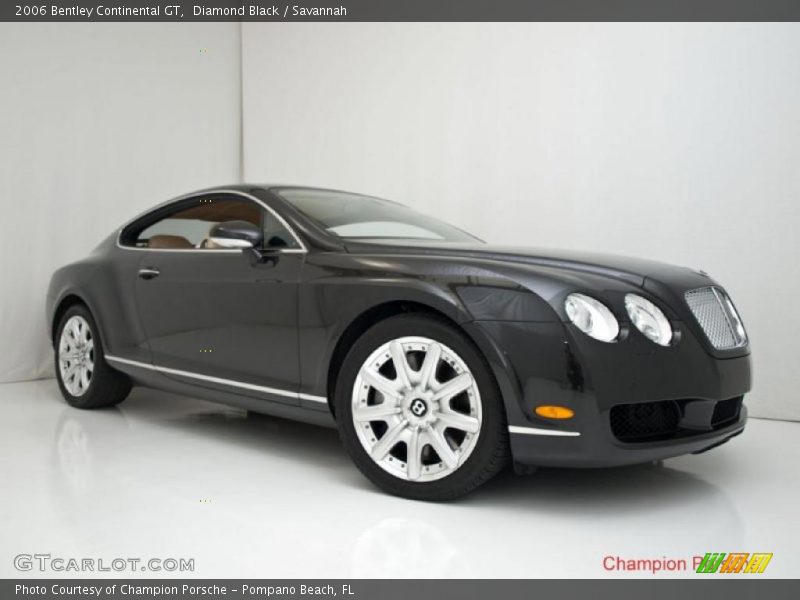 Diamond Black / Savannah 2006 Bentley Continental GT