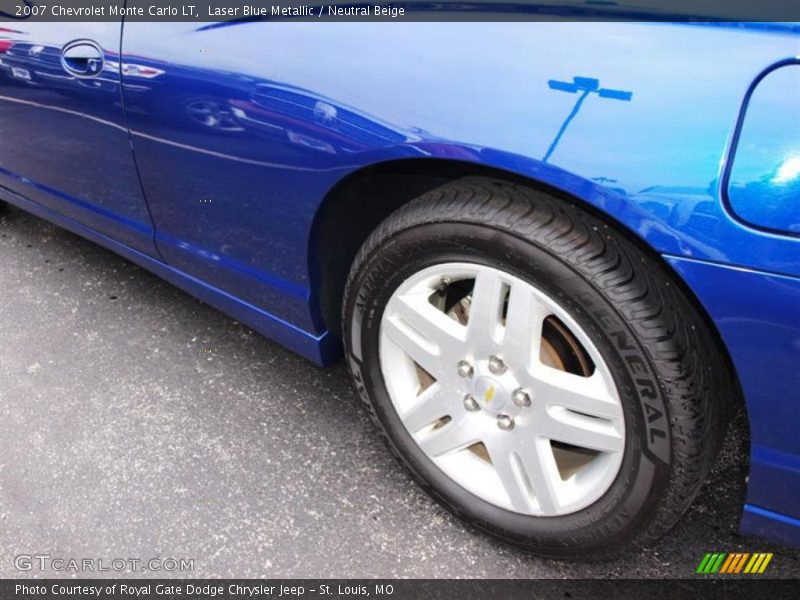 Laser Blue Metallic / Neutral Beige 2007 Chevrolet Monte Carlo LT