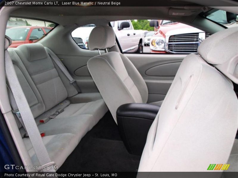 Laser Blue Metallic / Neutral Beige 2007 Chevrolet Monte Carlo LT