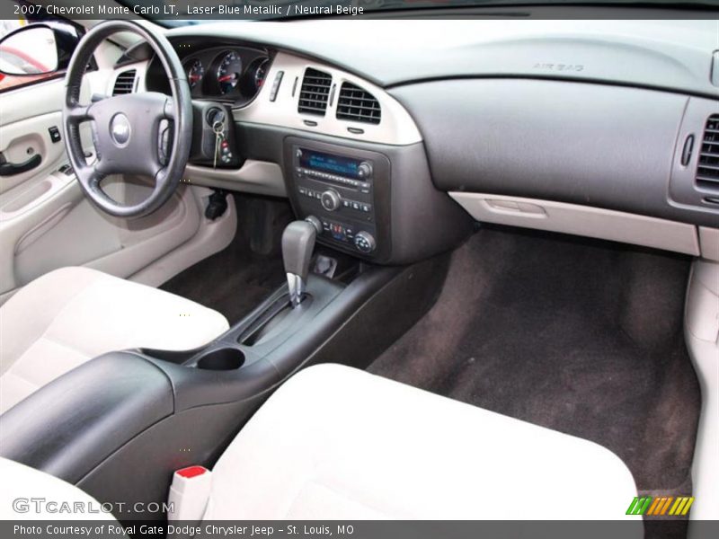 Laser Blue Metallic / Neutral Beige 2007 Chevrolet Monte Carlo LT