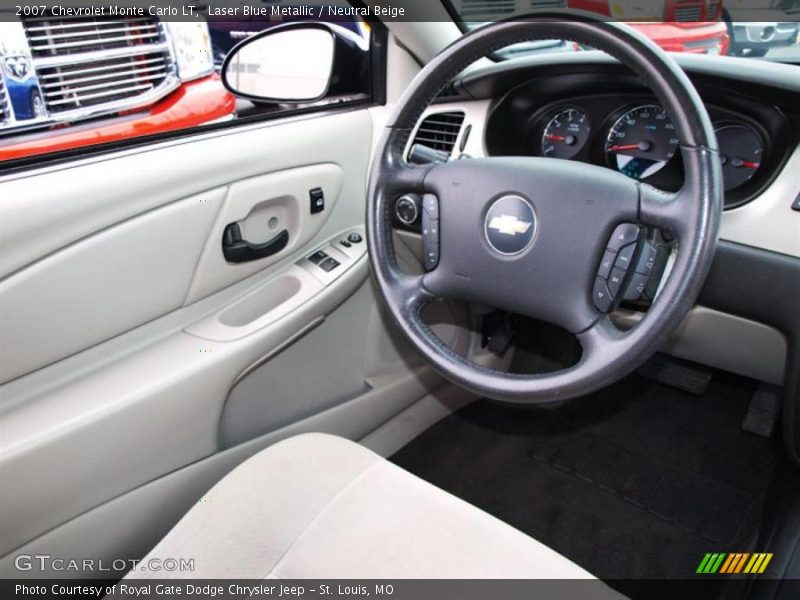 Laser Blue Metallic / Neutral Beige 2007 Chevrolet Monte Carlo LT